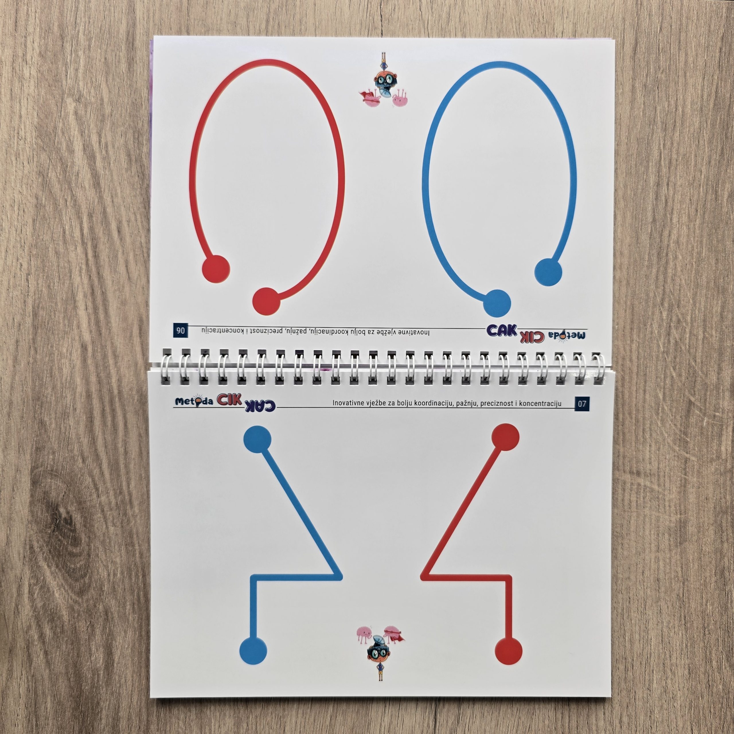 "Metoda Cik-Cak" – inovativne vježbe za treniranje mozga + 2 izbrisiva markera - Slika 2