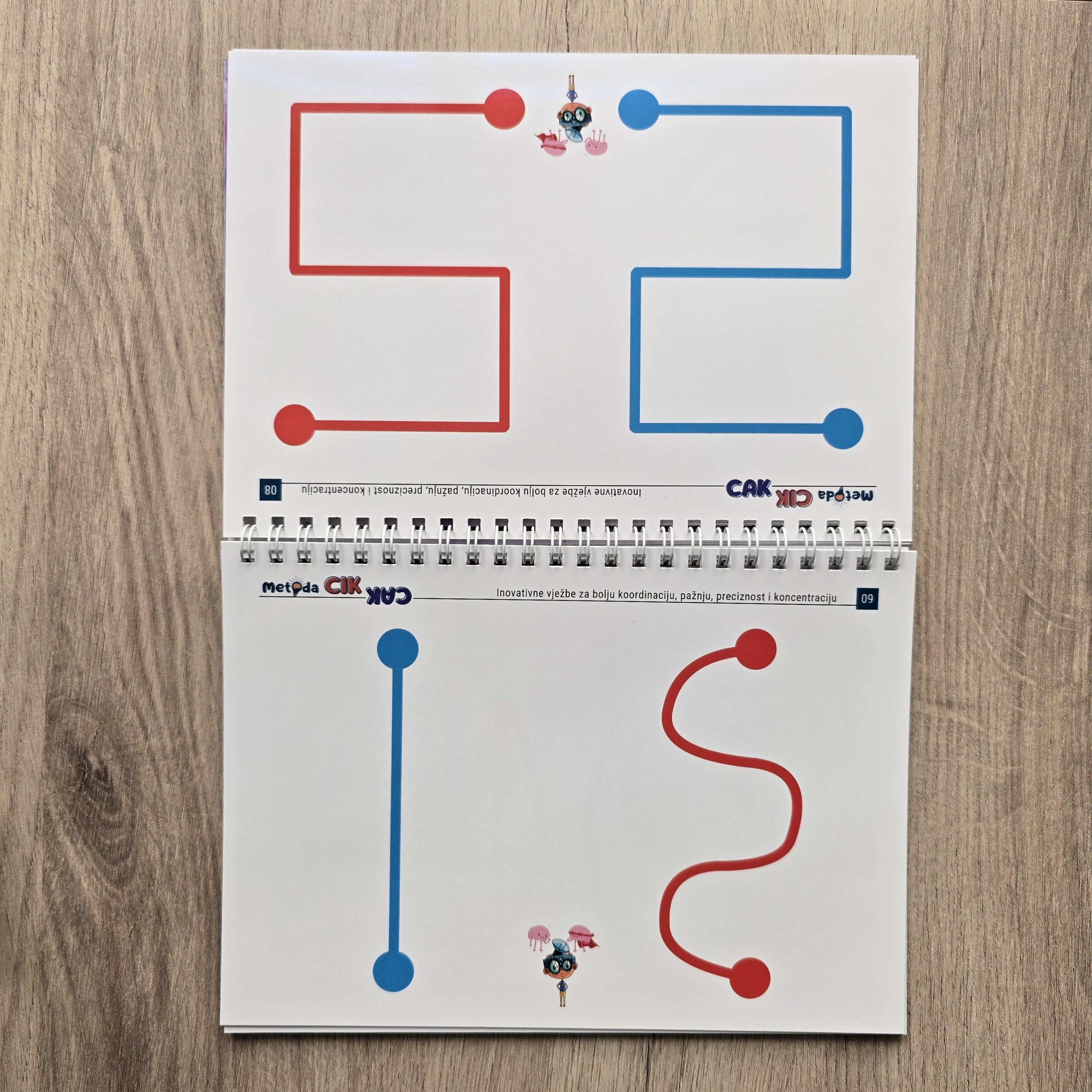 "Metoda Cik-Cak" – inovativne vježbe za treniranje mozga + 2 izbrisiva markera - Slika 3
