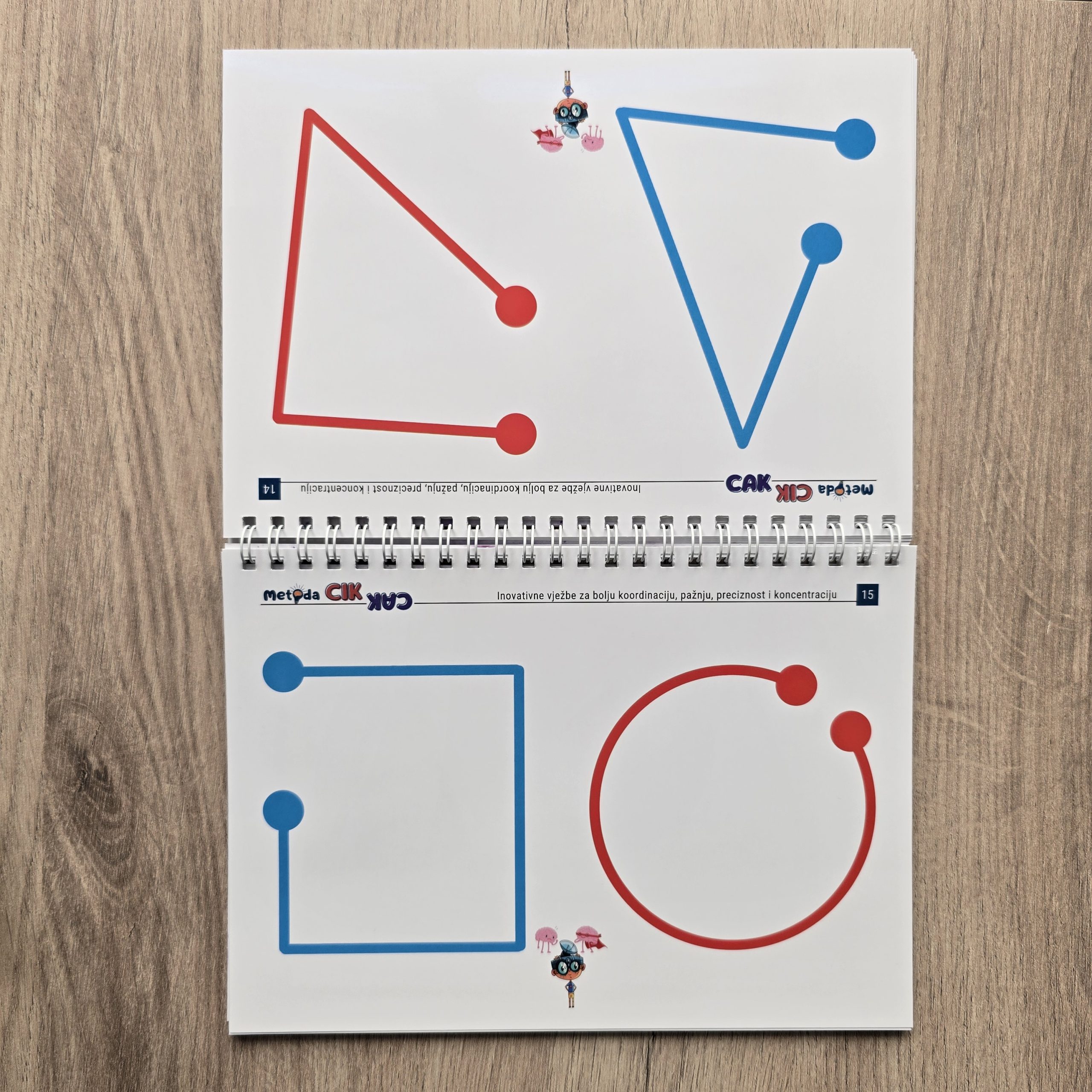 Set „Metoda Cik-Cak“ + „VivoTražilica“ – inovativne vježbe za razvoj pažnje, koncentracije i logičkog razmišljanja + 2 izbrisiva markera - Slika 4
