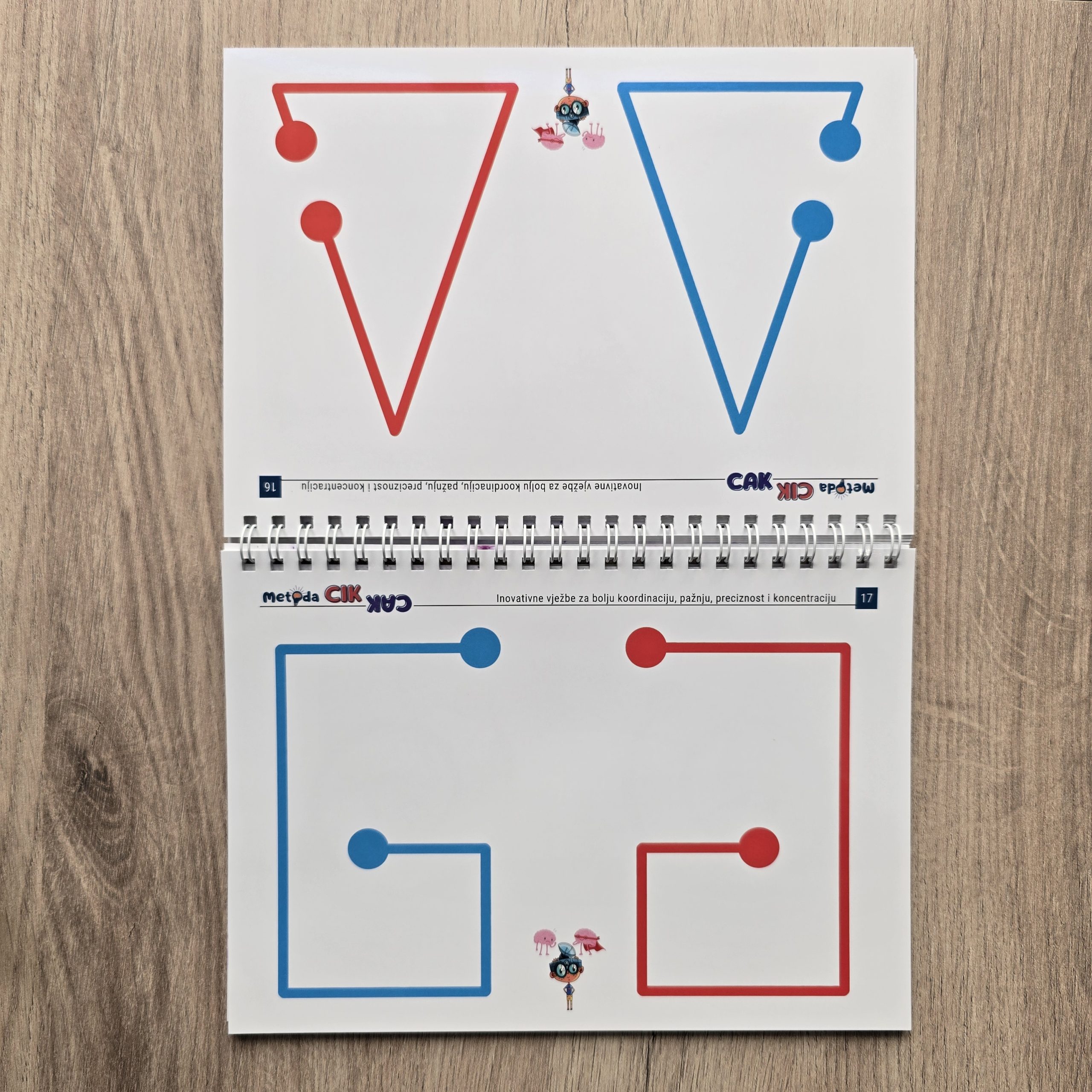 Set „Metoda Cik-Cak“ + „VivoTražilica“ – inovativne vježbe za razvoj pažnje, koncentracije i logičkog razmišljanja + 2 izbrisiva markera - Slika 5