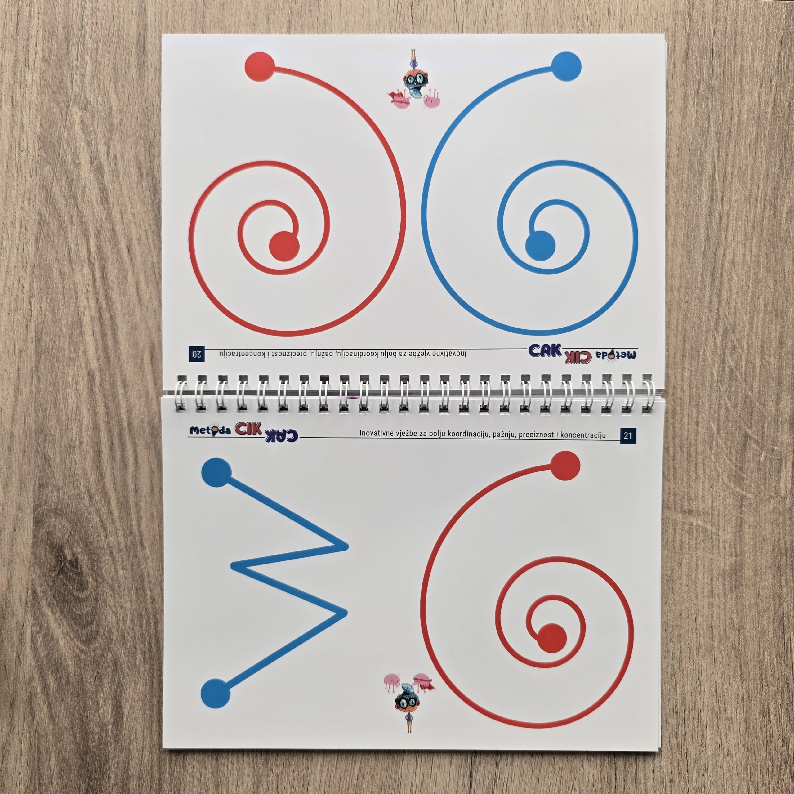 "Metoda Cik-Cak" – inovativne vježbe za treniranje mozga + 2 izbrisiva markera - Slika 9