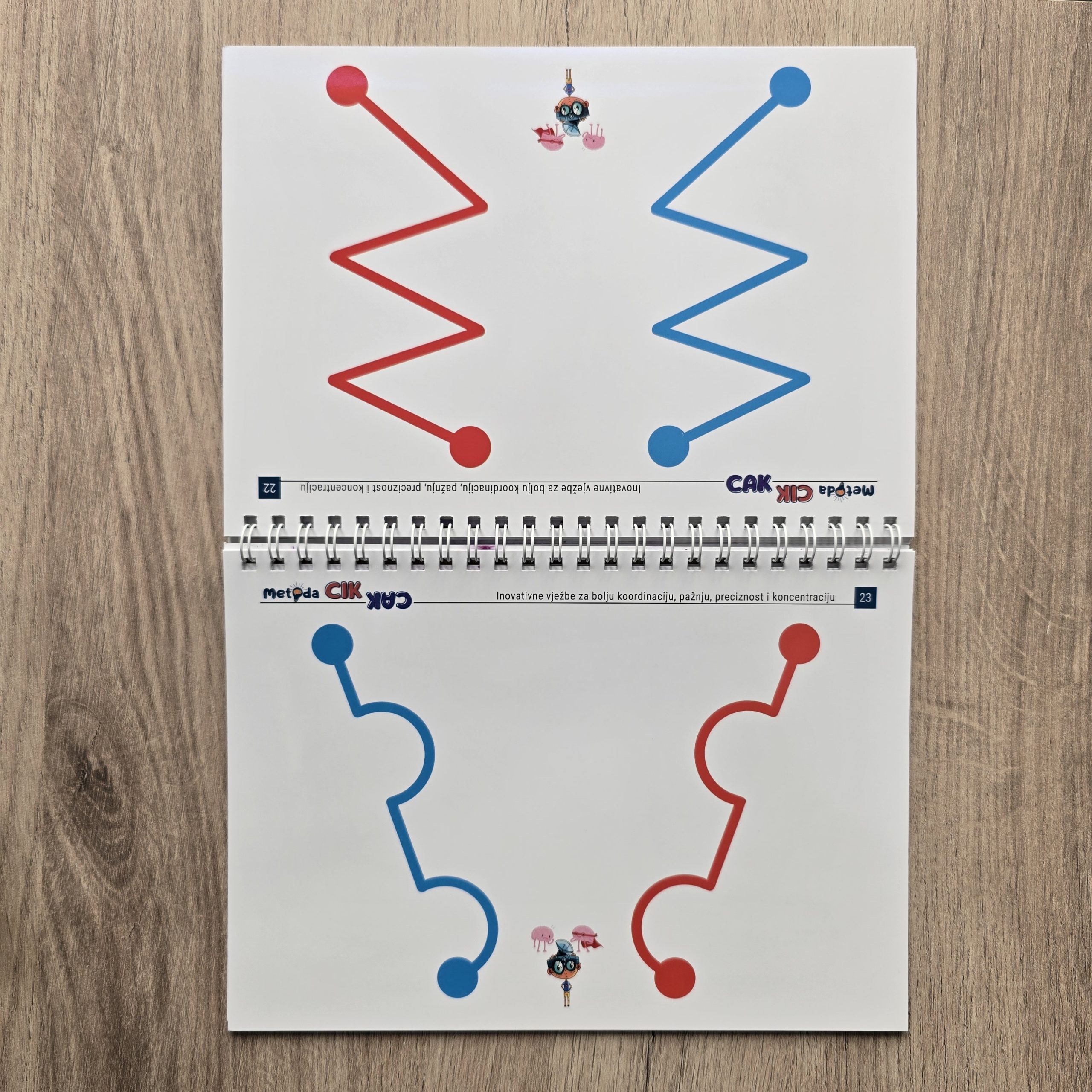 "Metoda Cik-Cak" – inovativne vježbe za treniranje mozga + 2 izbrisiva markera - Slika 10