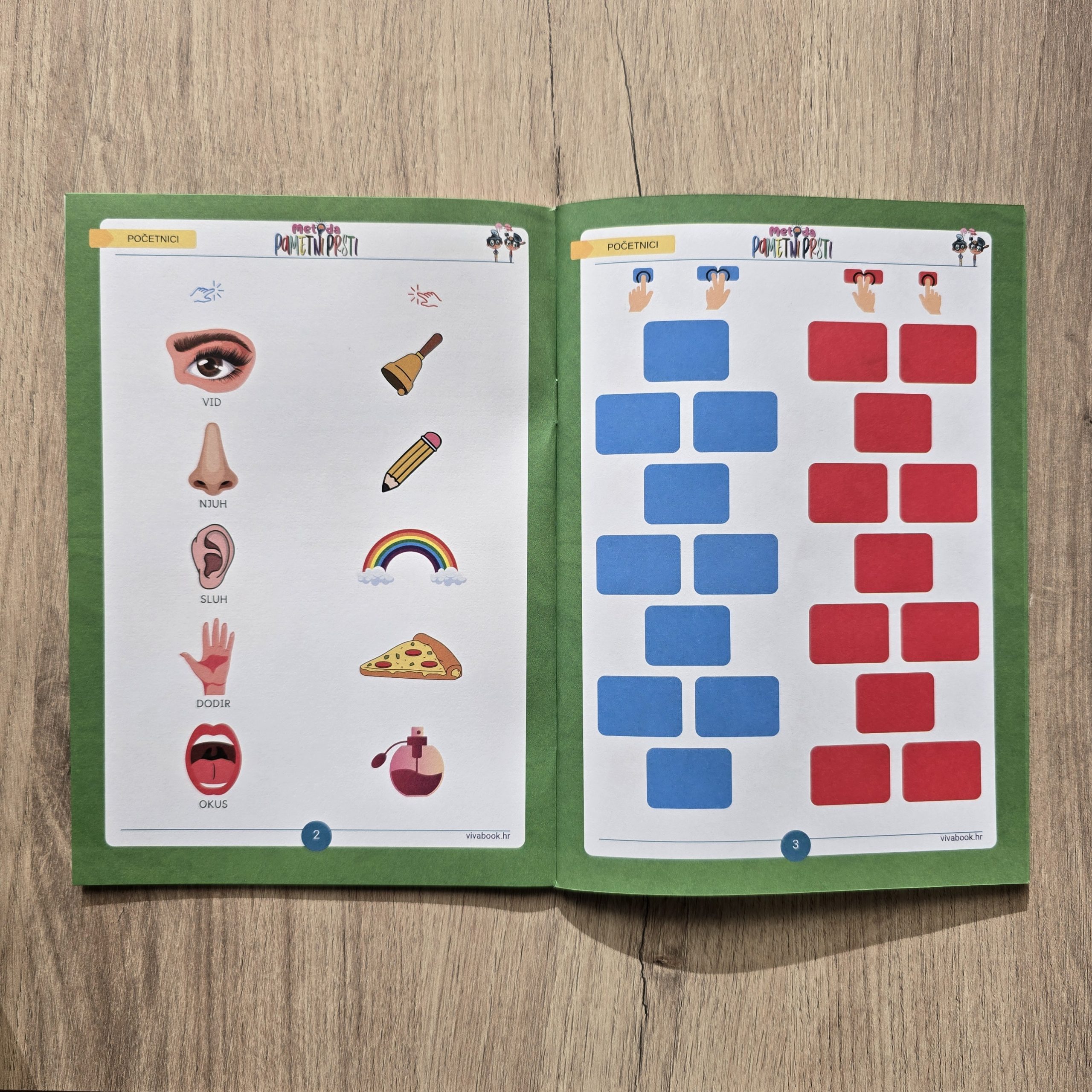 "Metoda Pametni Prsti" – vježbe za treniranje mozga s obje ruke, za dob od 4 do 104 godine, 40 stranica, format A5 - Slika 2