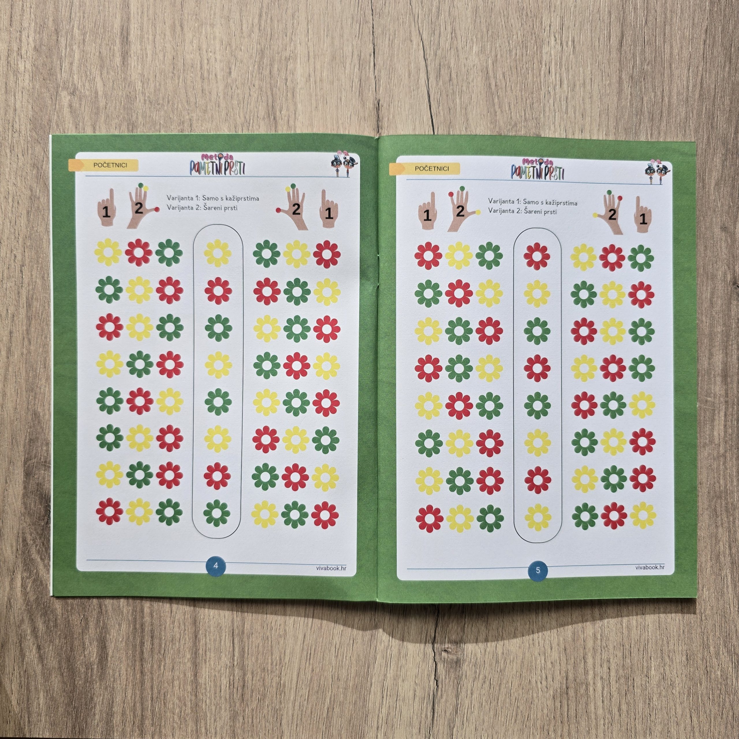 "Metoda Pametni Prsti" – vježbe za treniranje mozga s obje ruke, za dob od 4 do 104 godine, 40 stranica, format A5 - Slika 3