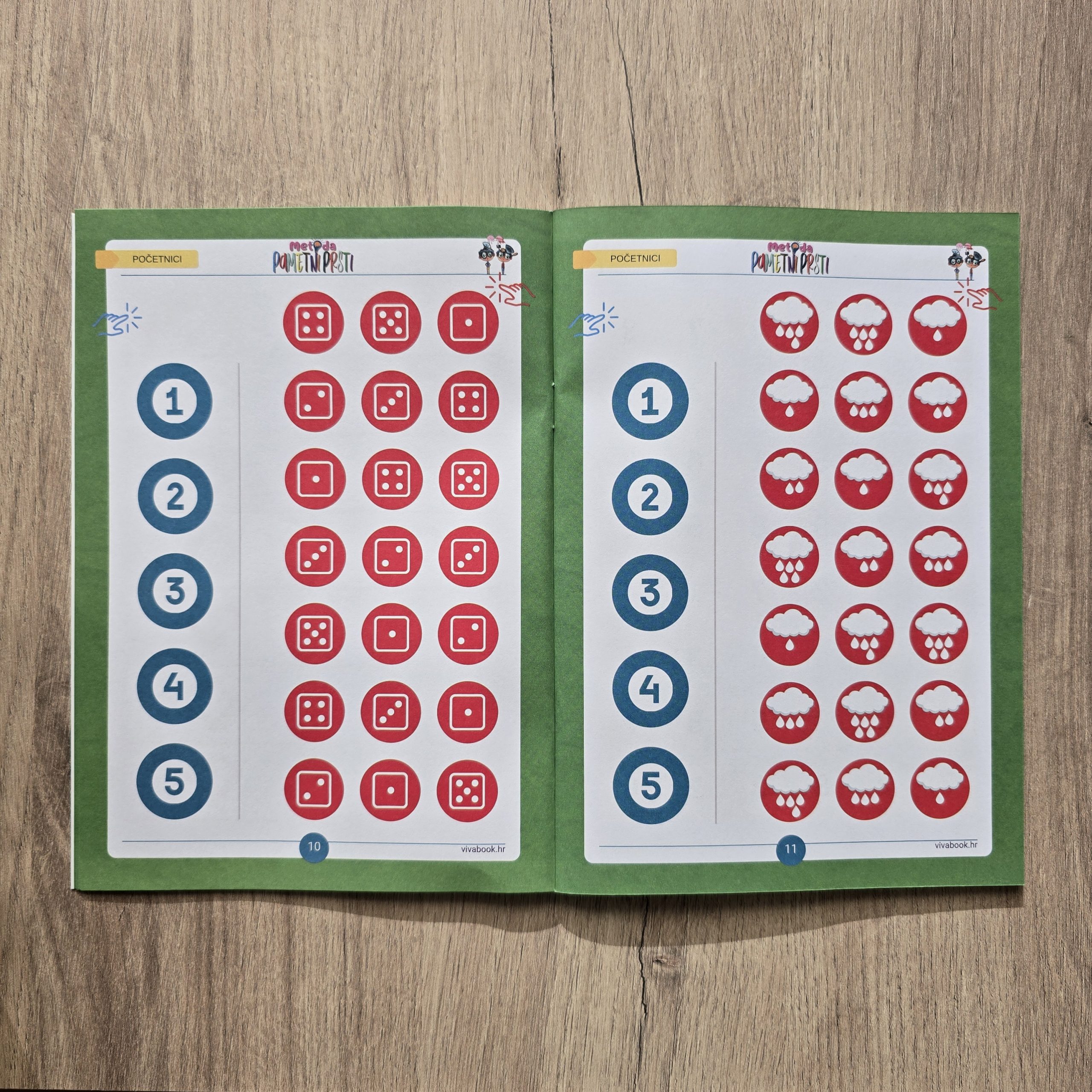 "Metoda Pametni Prsti" – vježbe za treniranje mozga s obje ruke, za dob od 4 do 104 godine, 40 stranica, format A5 - Slika 5