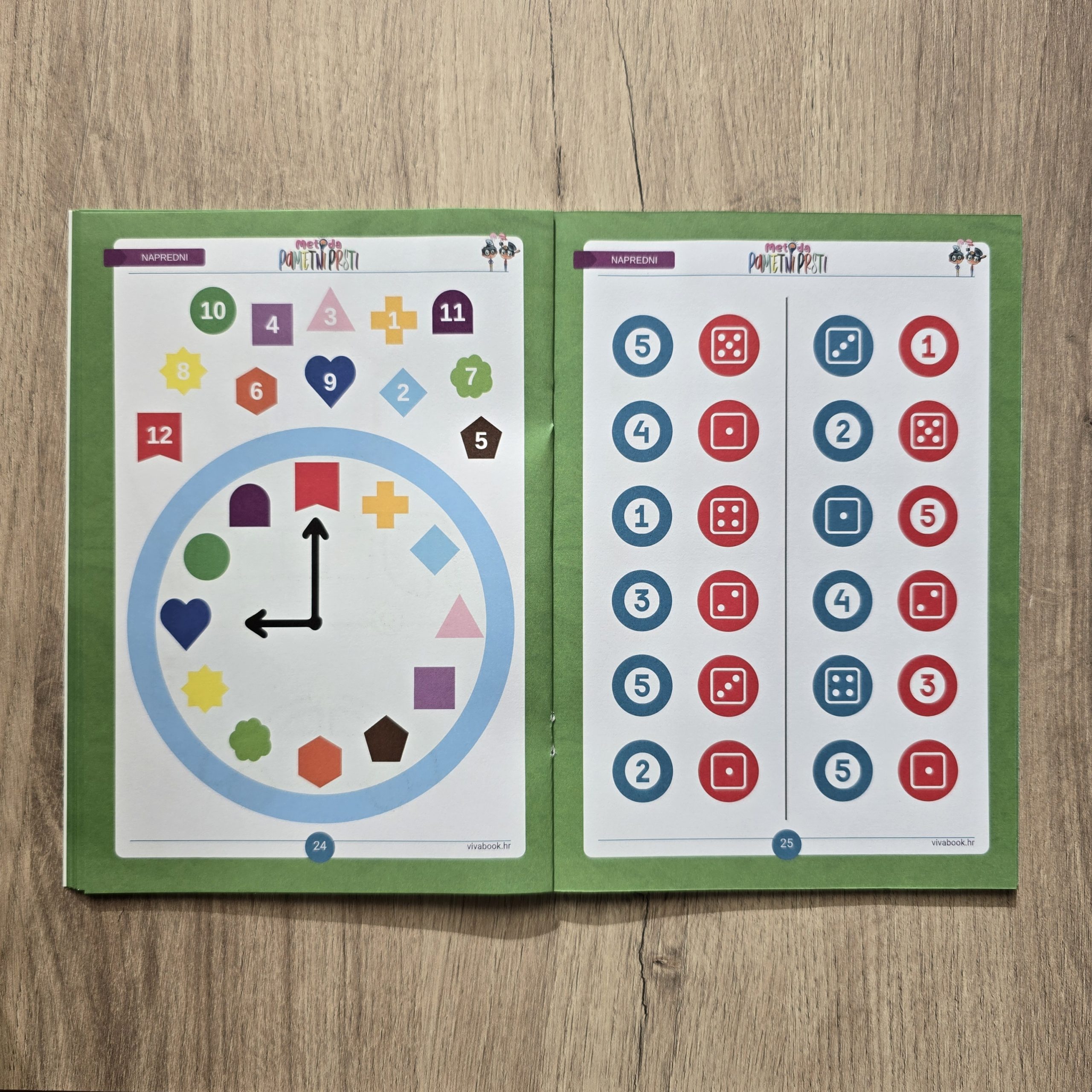 Set „Metoda Tamo-Ovamo“ + „Metoda Pametni Prsti“ – inovativne vježbe za treniranje mozga + izbrisivi markeri - Slika 8