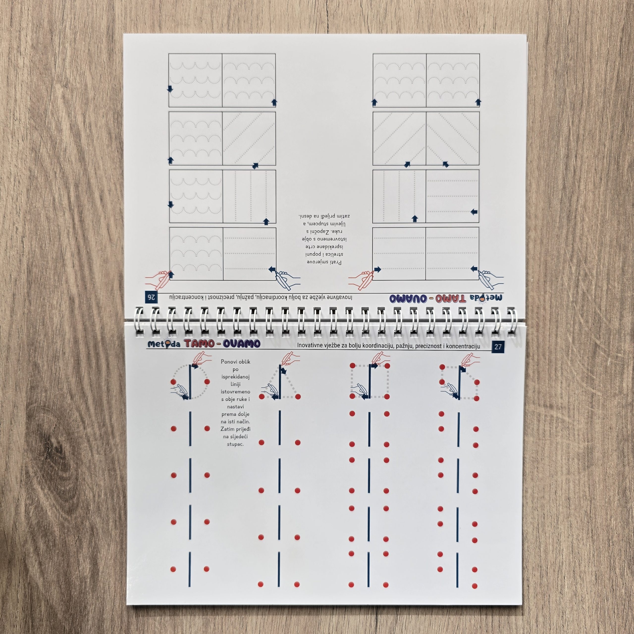"Metoda Tamo-Ovamo" – inovativne vježbe za treniranje mozga + izbrisivi markeri - Slika 2