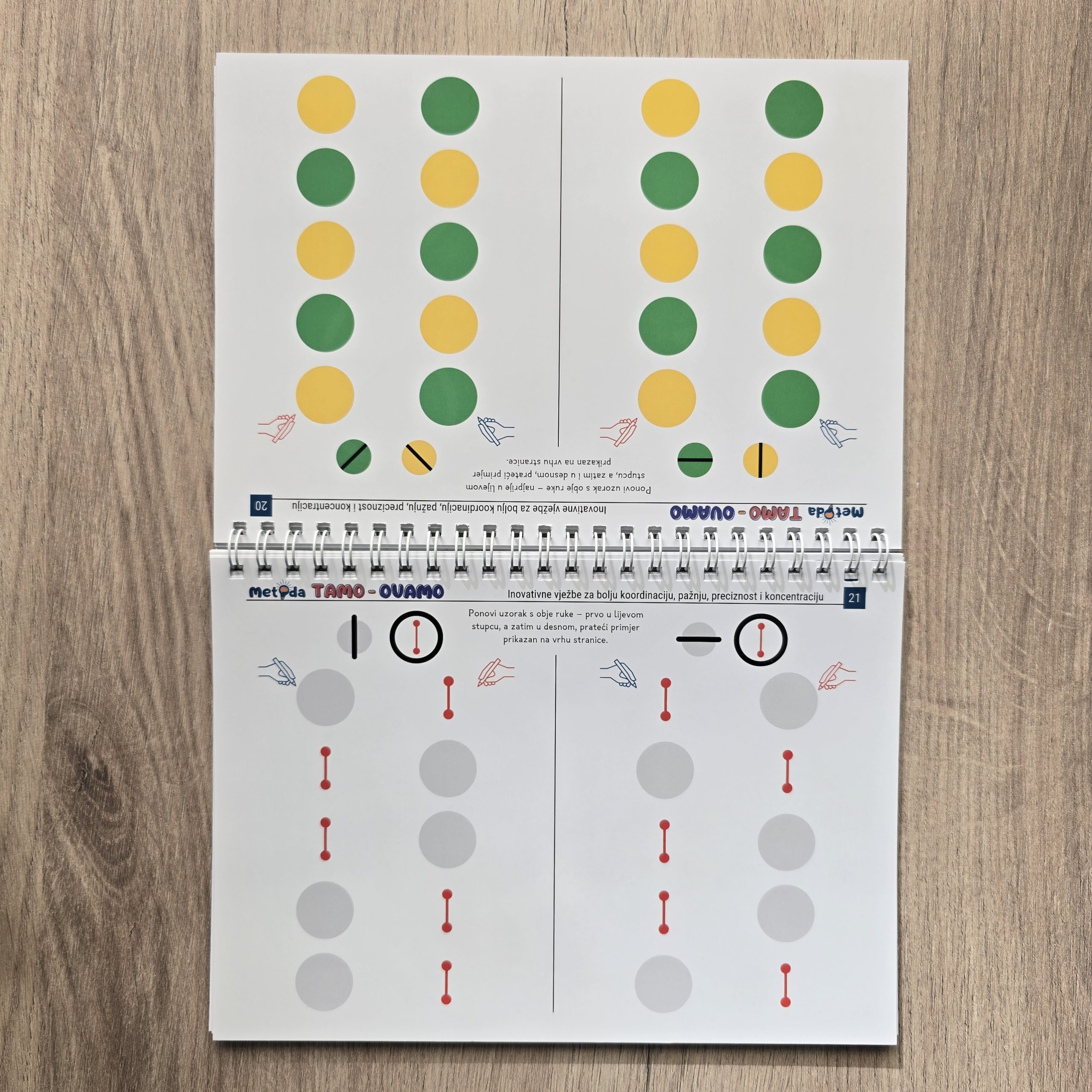 "Metoda Tamo-Ovamo" – inovativne vježbe za treniranje mozga + izbrisivi markeri - Slika 11
