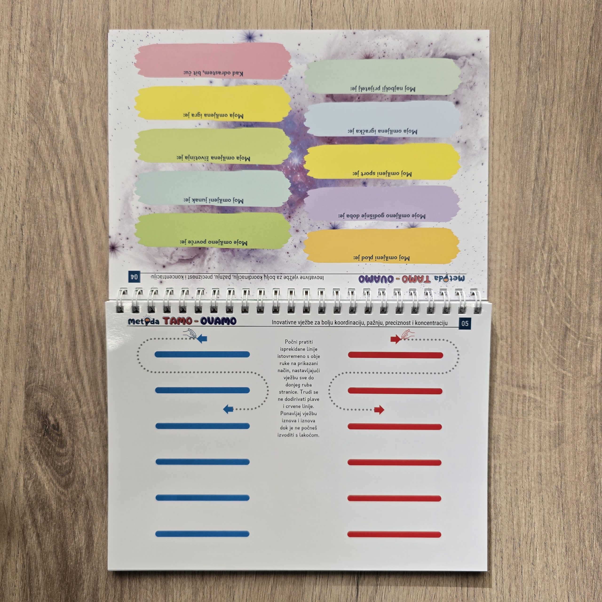 "Metoda Tamo-Ovamo" – inovativne vježbe za treniranje mozga + izbrisivi markeri - Slika 3