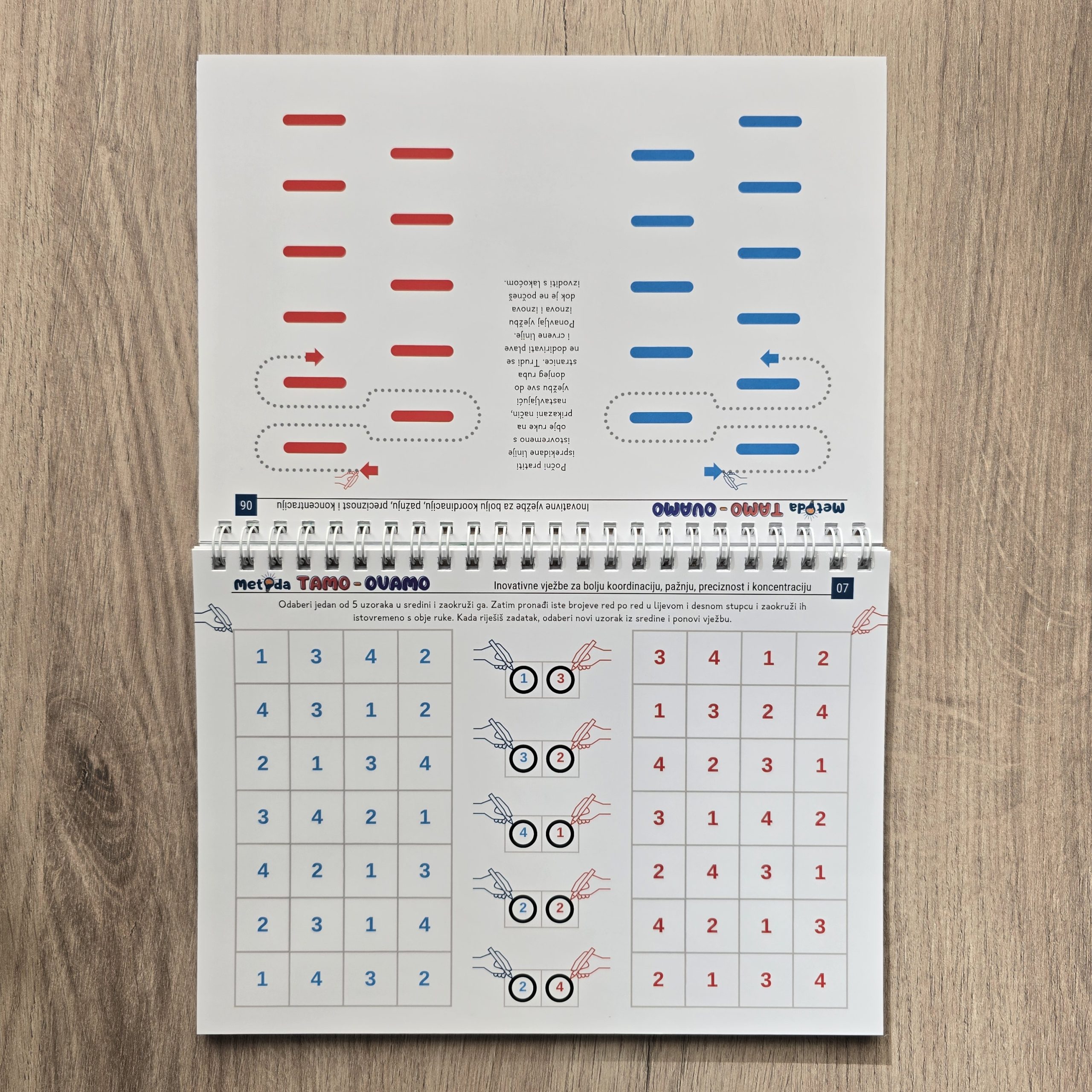 Set „Metoda Tamo-Ovamo“ + „Metoda Pametni Prsti“ – inovativne vježbe za treniranje mozga + izbrisivi markeri - Slika 2
