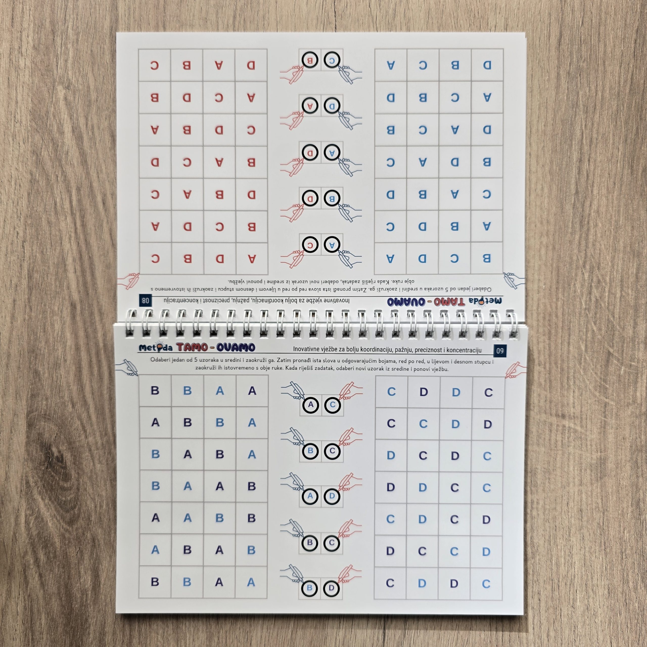 Set „Metoda Tamo-Ovamo“ + „Metoda Pametni Prsti“ – inovativne vježbe za treniranje mozga + izbrisivi markeri - Slika 3
