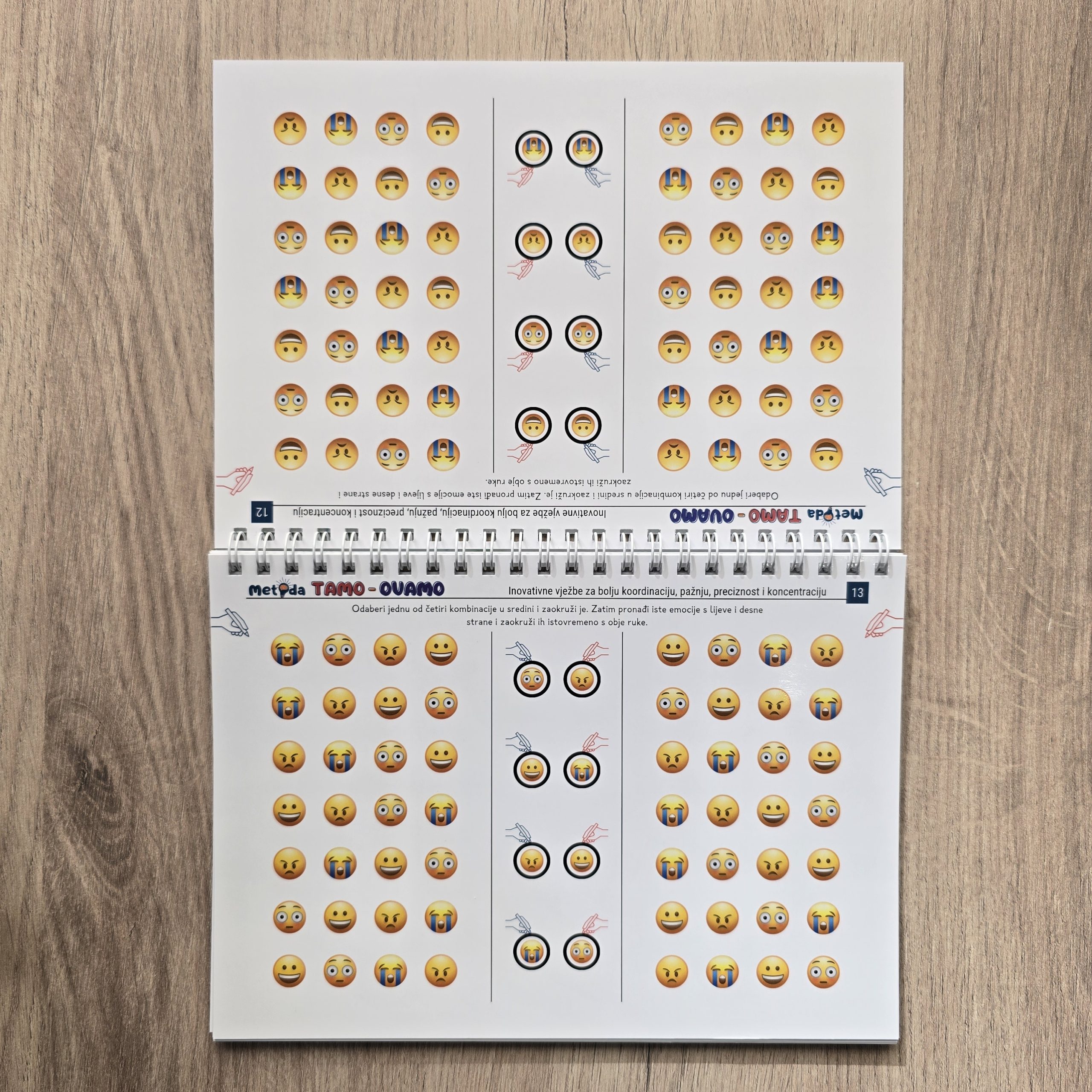 Set „Metoda Tamo-Ovamo“ + „Metoda Pametni Prsti“ – inovativne vježbe za treniranje mozga + izbrisivi markeri - Slika 5