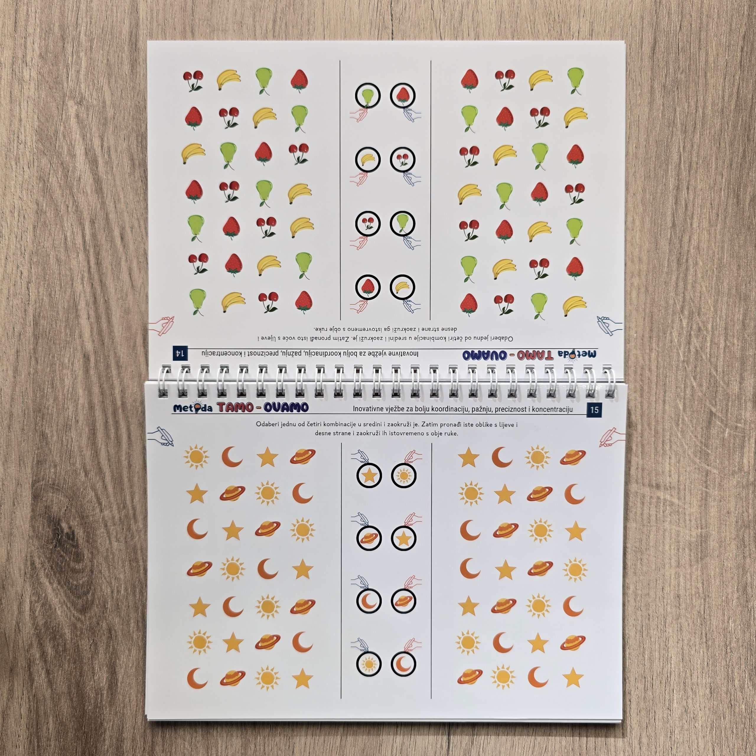 Set „Metoda Tamo-Ovamo“ + „Metoda Pametni Prsti“ – inovativne vježbe za treniranje mozga + izbrisivi markeri - Slika 6