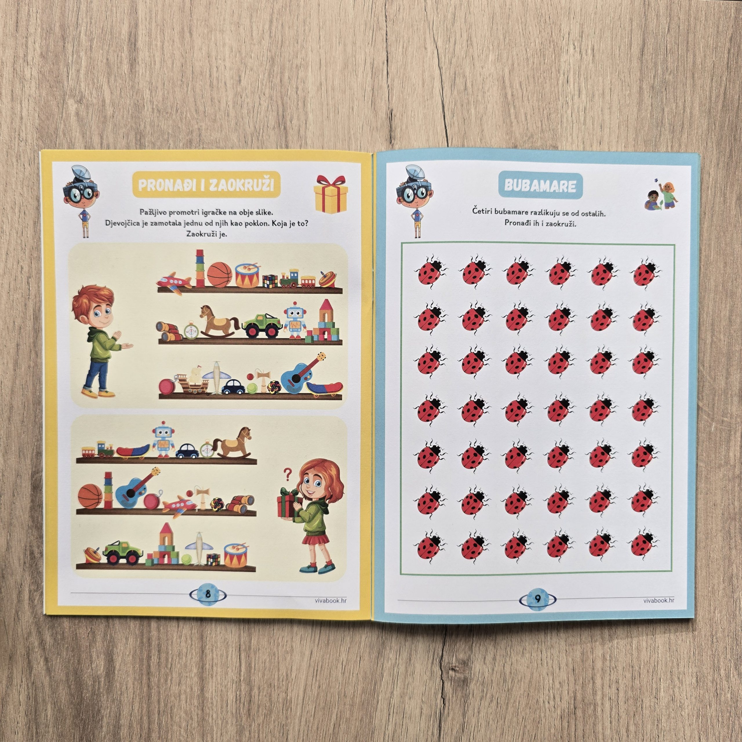 Set „Metoda Cik-Cak“ + „VivoTražilica“ – inovativne vježbe za razvoj pažnje, koncentracije i logičkog razmišljanja + 2 izbrisiva markera - Slika 9