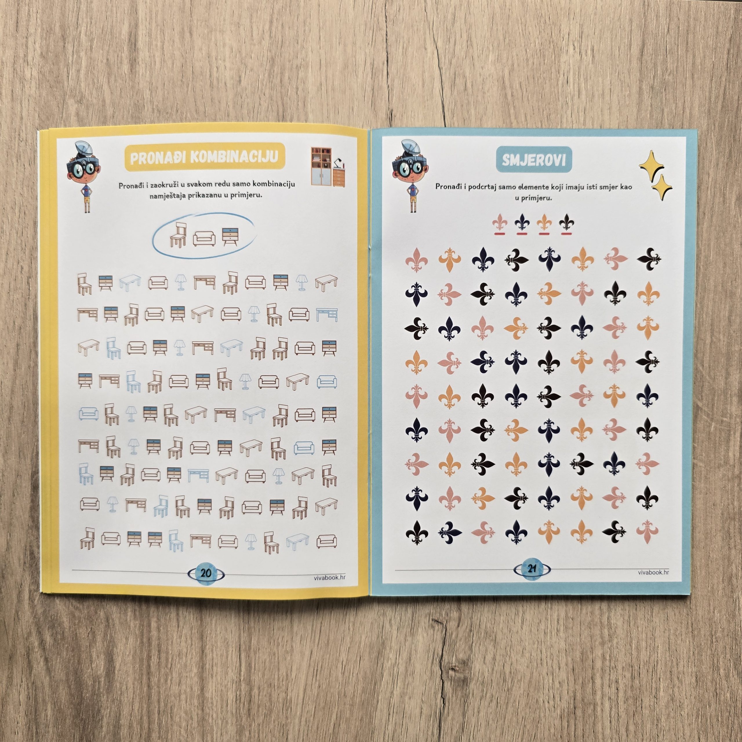 VivoTražilica za Pronicljive Umniće, 4+ godine, 44 stranice, format A5, radna bilježnica - Slika 8