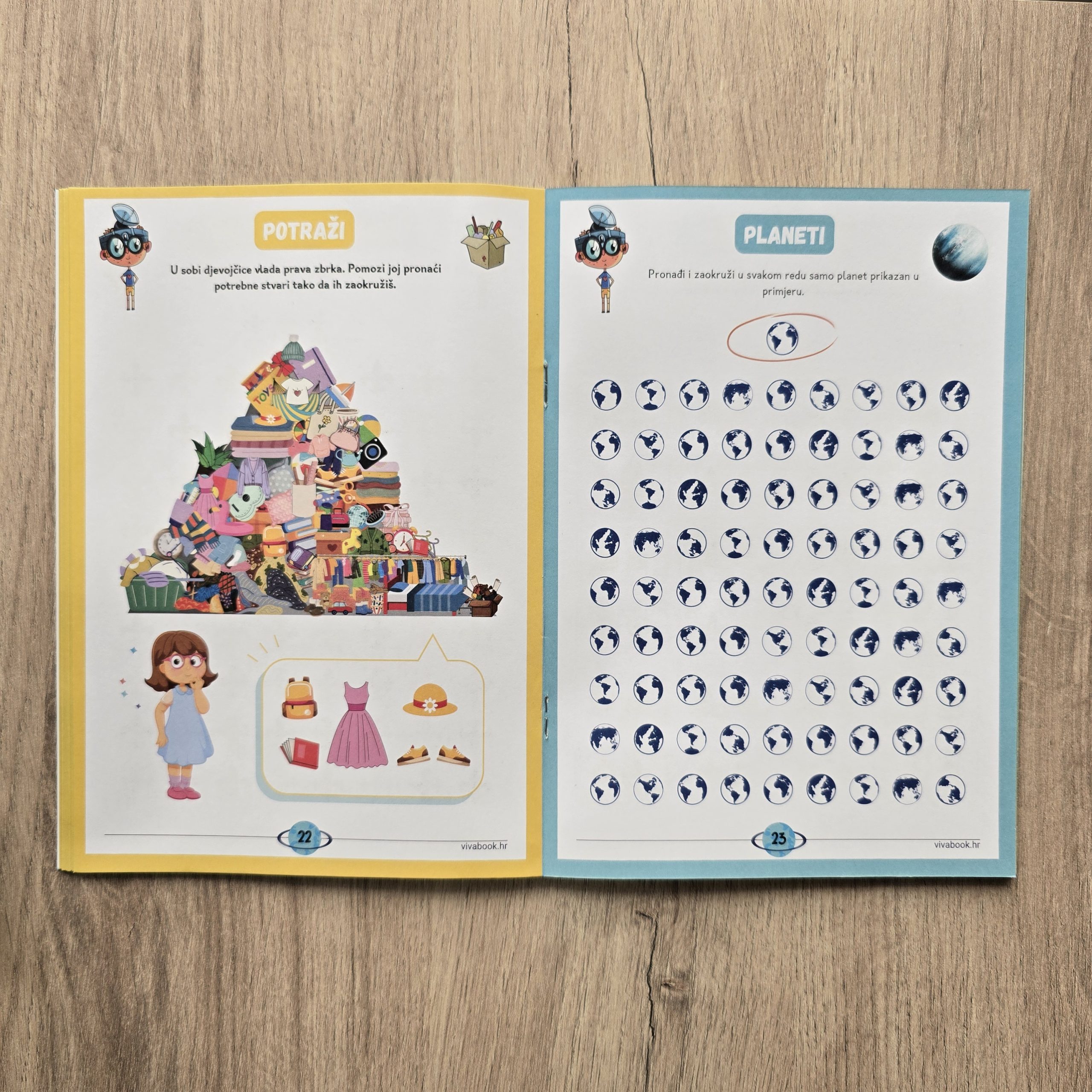 VivoTražilica za Pronicljive Umniće, 4+ godine, 44 stranice, format A5, radna bilježnica - Slika 9