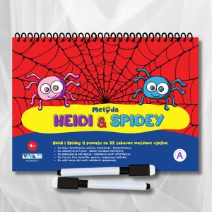 "Metoda Heidi & Spidey" – inovativne vježbe za treniranje mozga + 2 izbrisiva markera