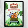Safari Animals Coloring Book – Životinje na safariju: Bojanke, kreativnost i opuštanje, za djecu 3+, digitalni PDF format za ispis (A4)